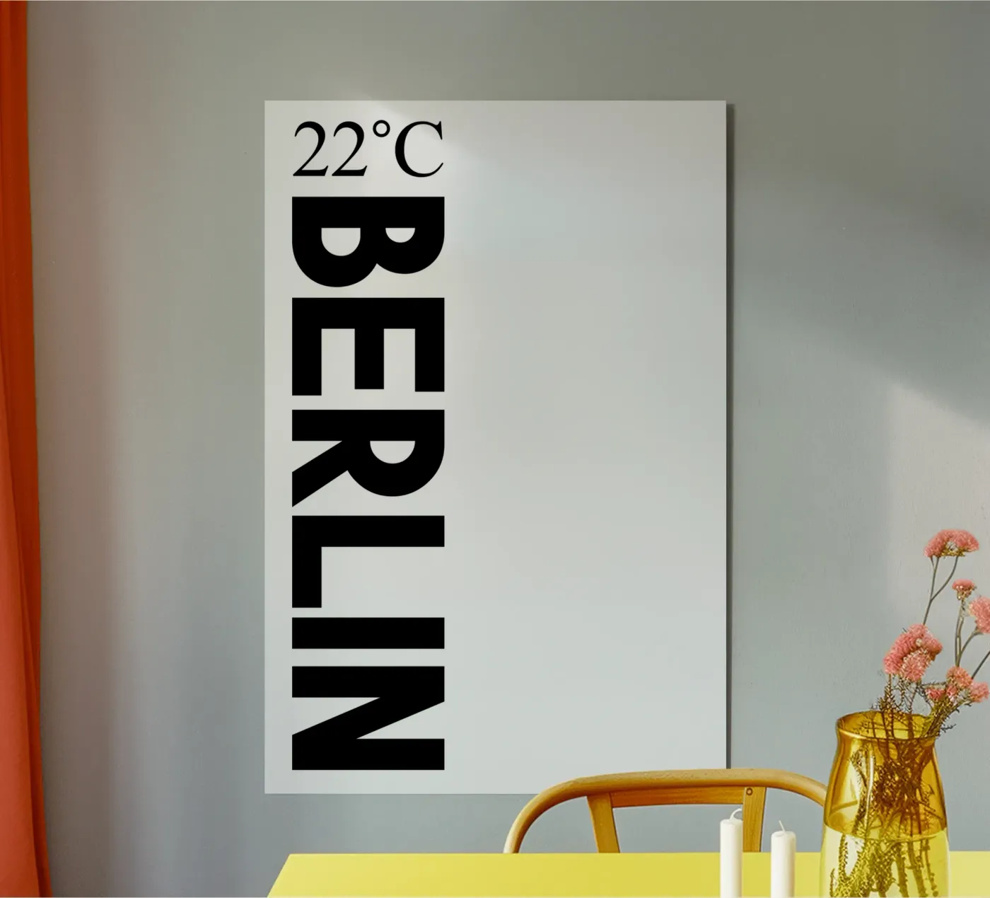 Berlino alluminio dibond da YV TYPOGRAPHY