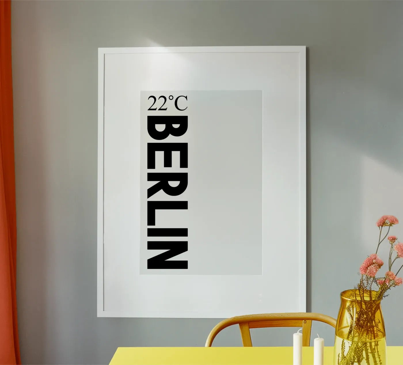 Berlin poster by YV TYPOGRAPHY