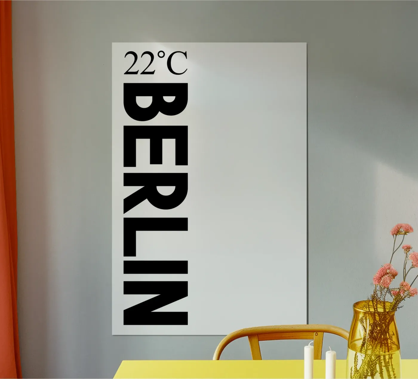 Berlin poster by YV TYPOGRAPHY