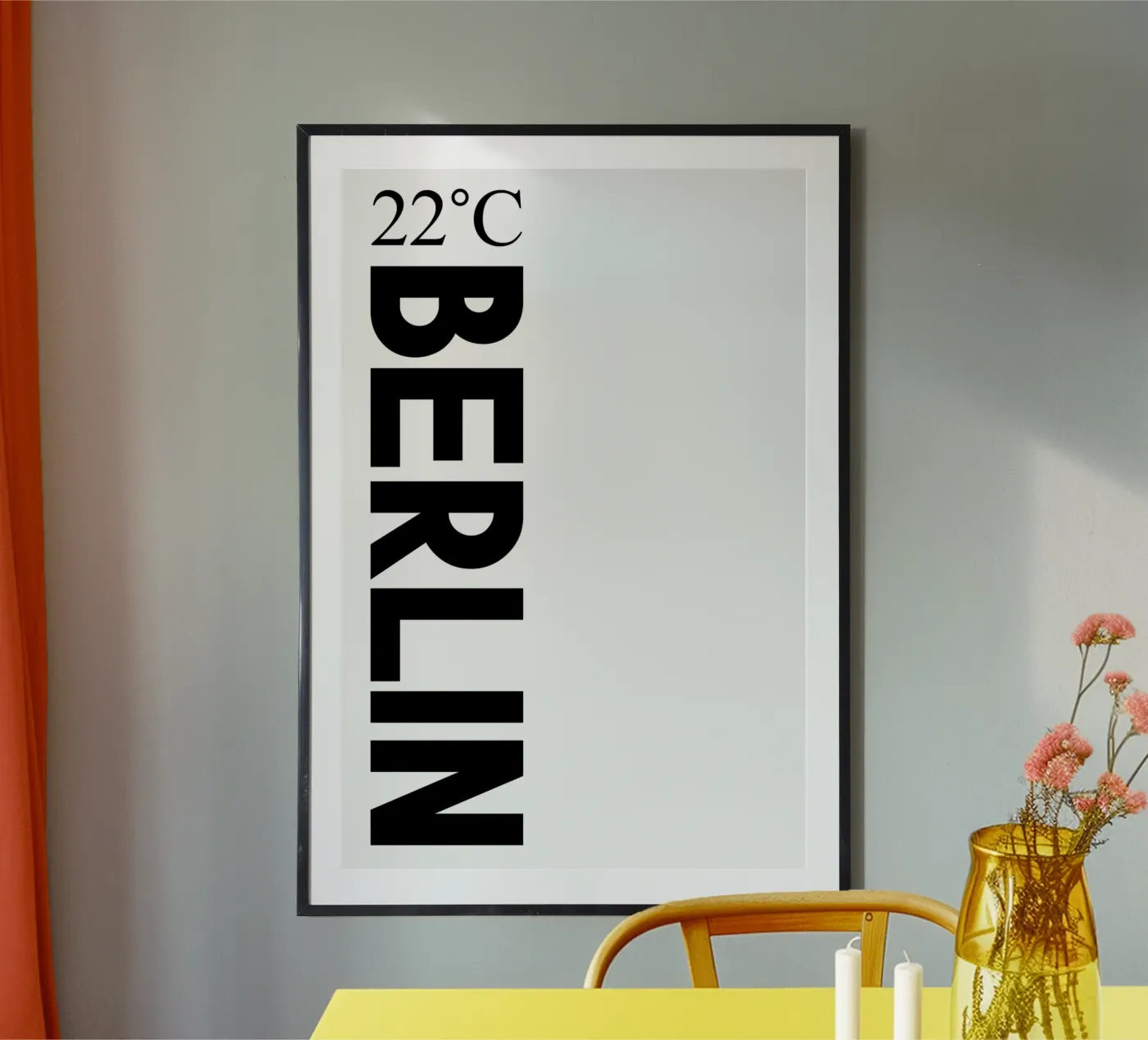 Berlin poster by YV TYPOGRAPHY