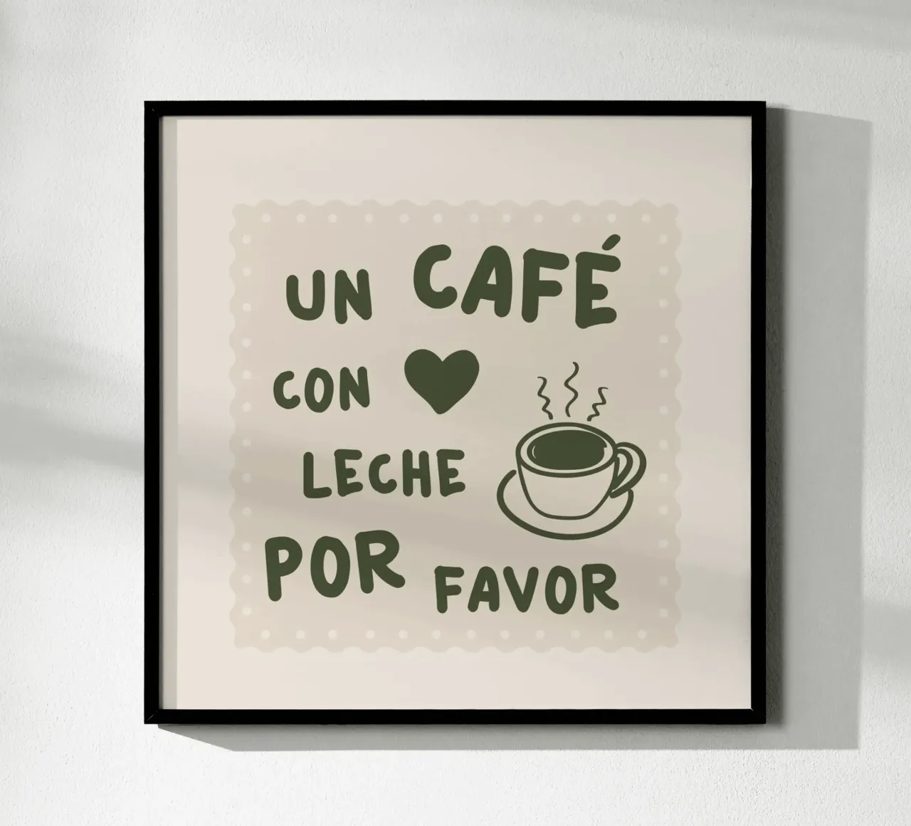 Un café con leche por favor carta hahnemühle da karenmenzenbach