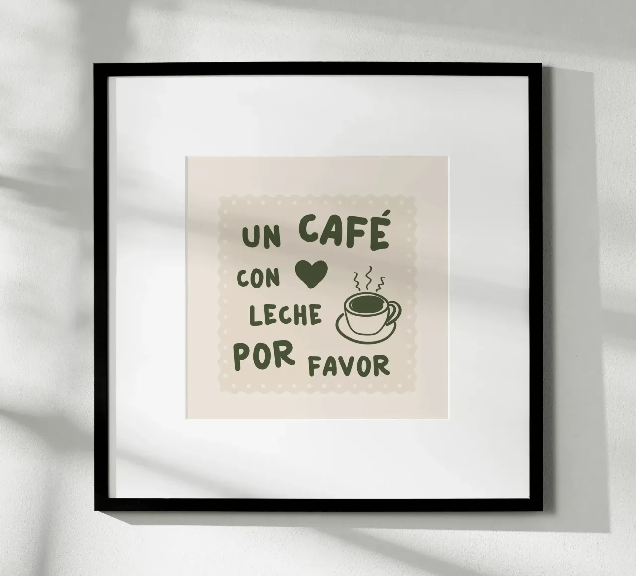 Un café con leche por favor carta hahnemühle da karenmenzenbach