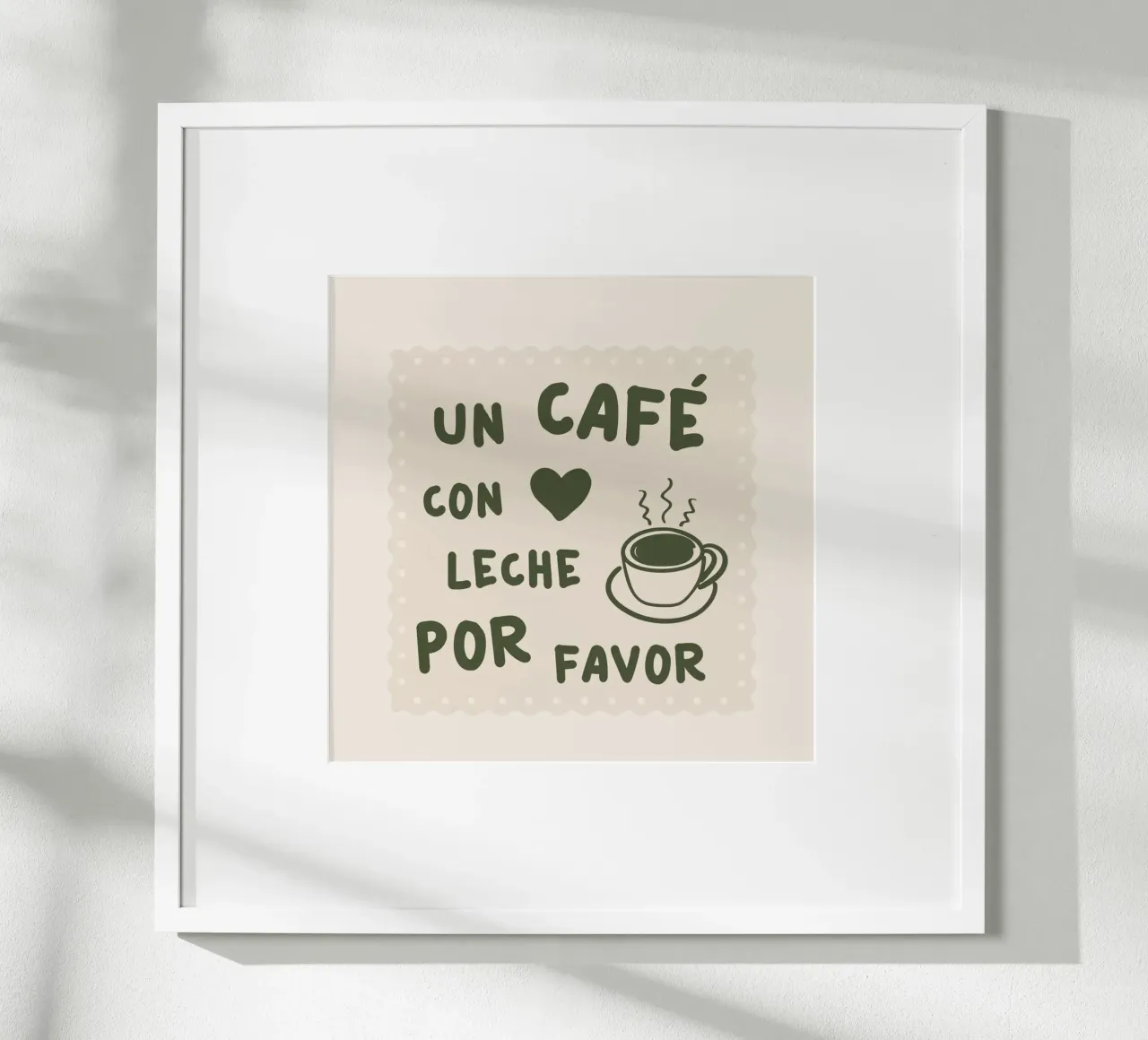 Un café con leche por favor carta hahnemühle da karenmenzenbach