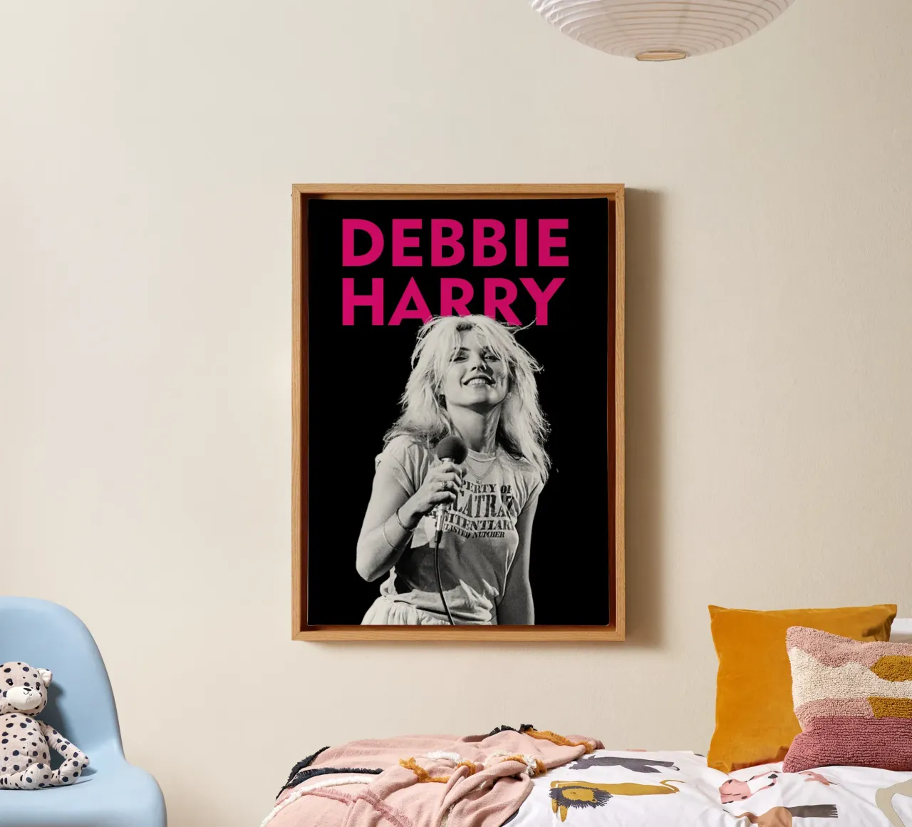 Debbie Harry - Blondie tela con Cornice a cassetta da Theidolastore