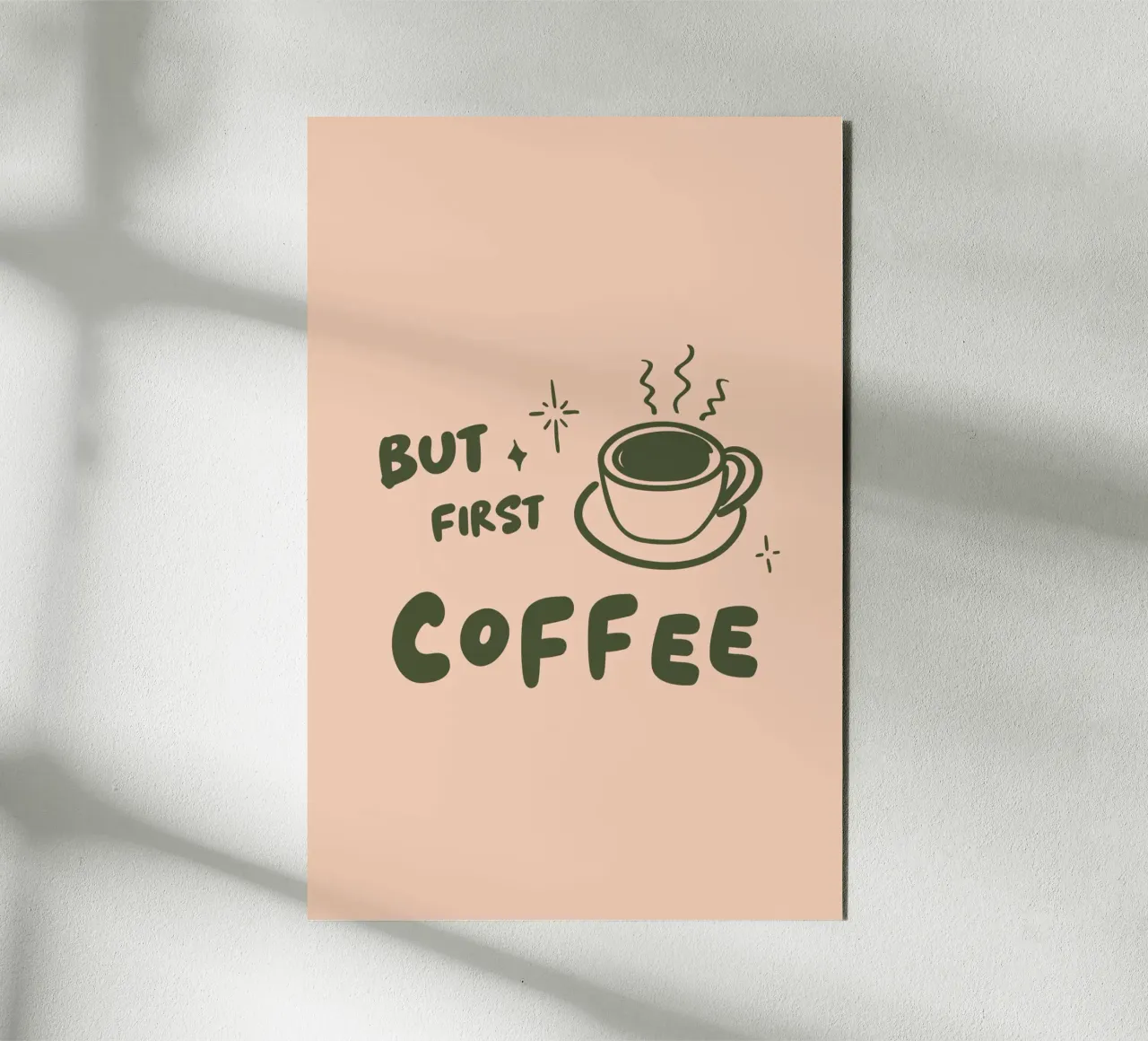 But first Coffee alluminio dibond da karenmenzenbach