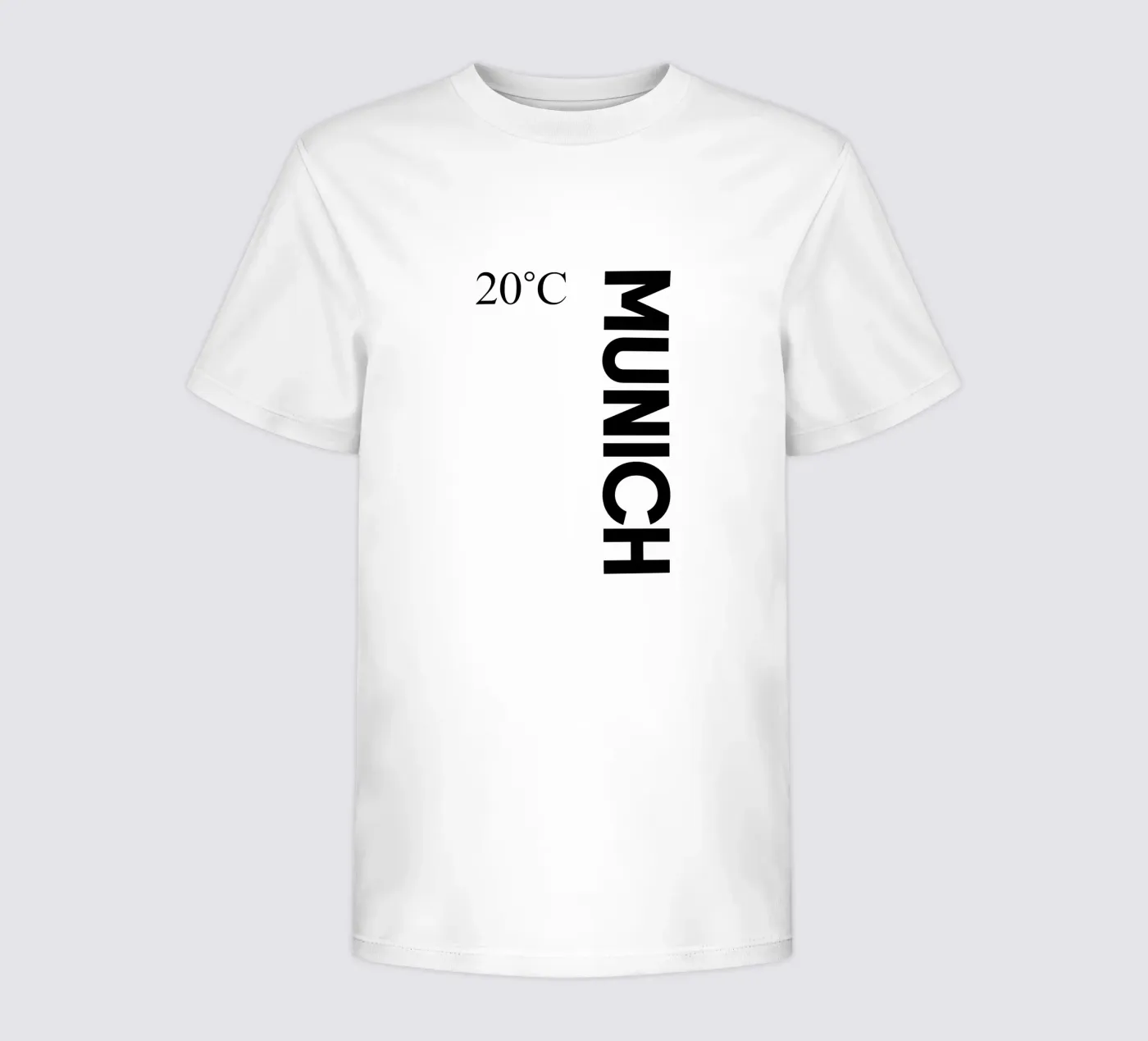 Munich t-shirt bambini da YV TYPOGRAPHY