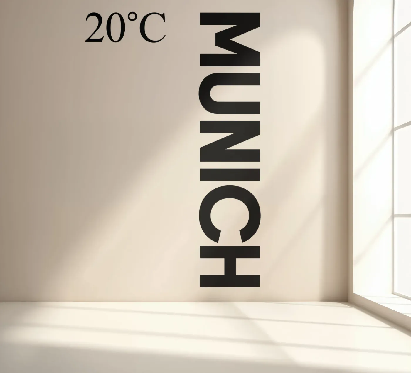 Munich fotobehang van YV TYPOGRAPHY