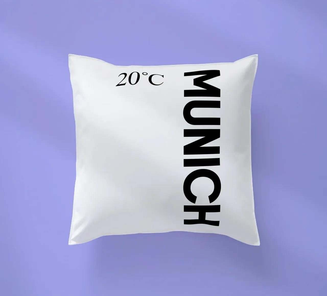 Munich cuscino da YV TYPOGRAPHY