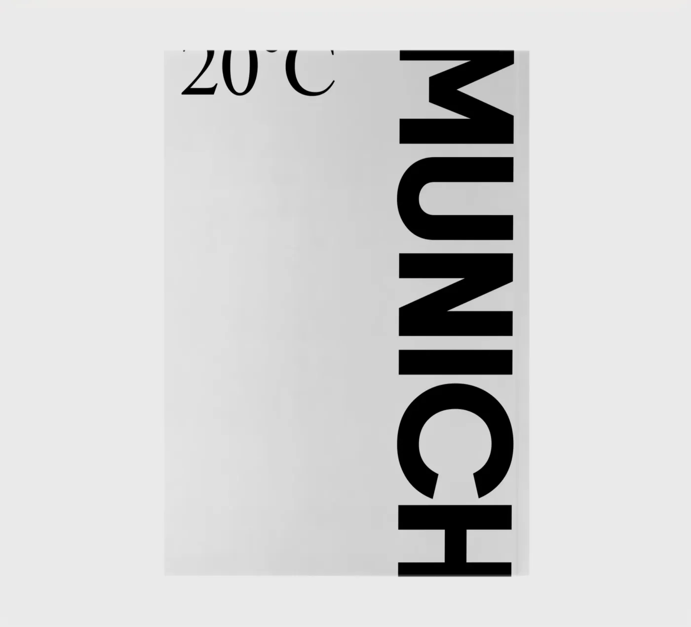 Munich notebook by YV TYPOGRAPHY