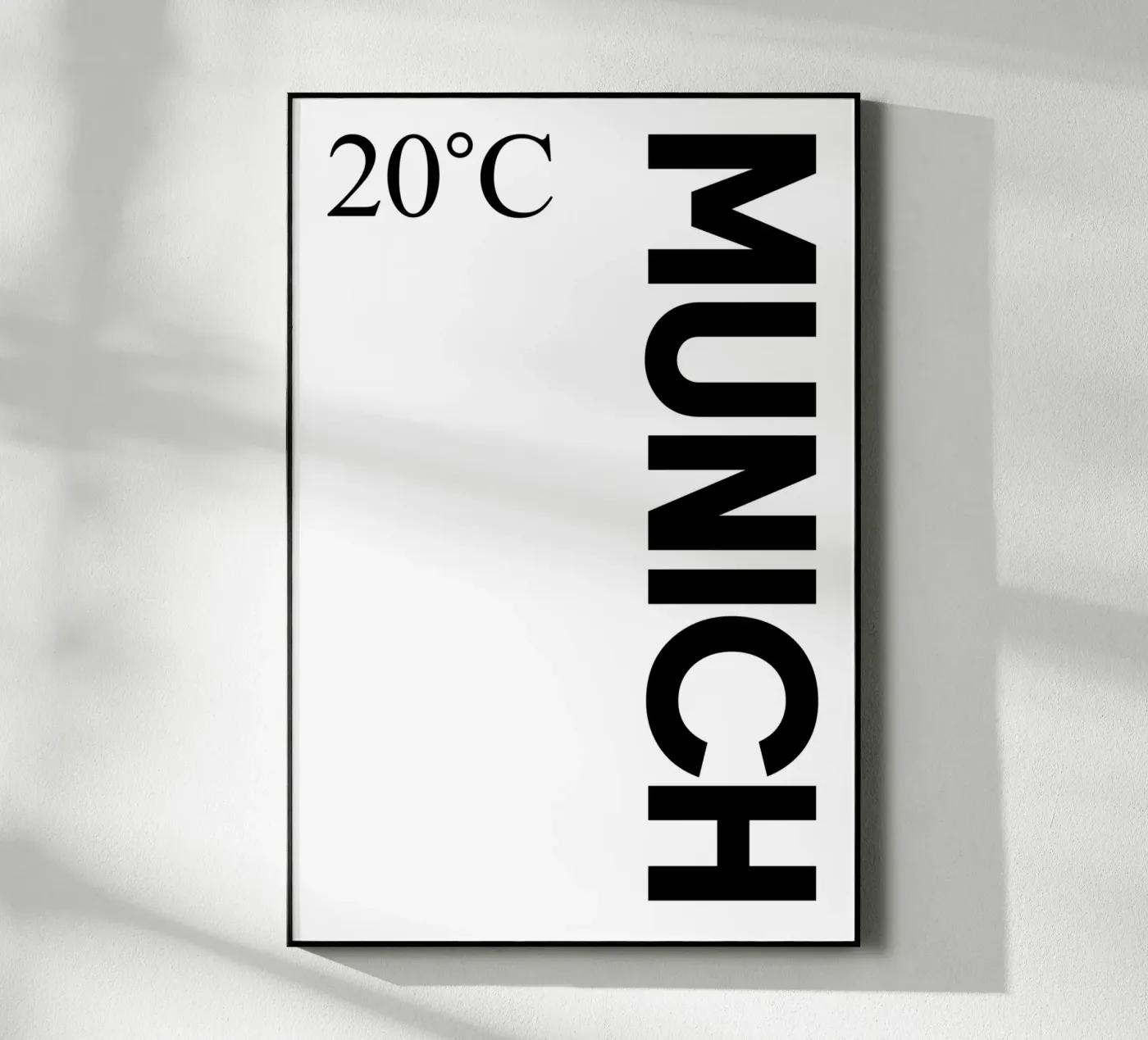 Munich Acryl-Glas von YV TYPOGRAPHY