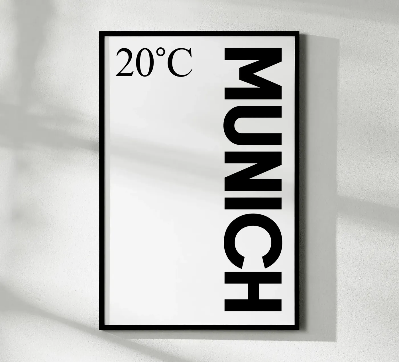 Munich poster by YV TYPOGRAPHY