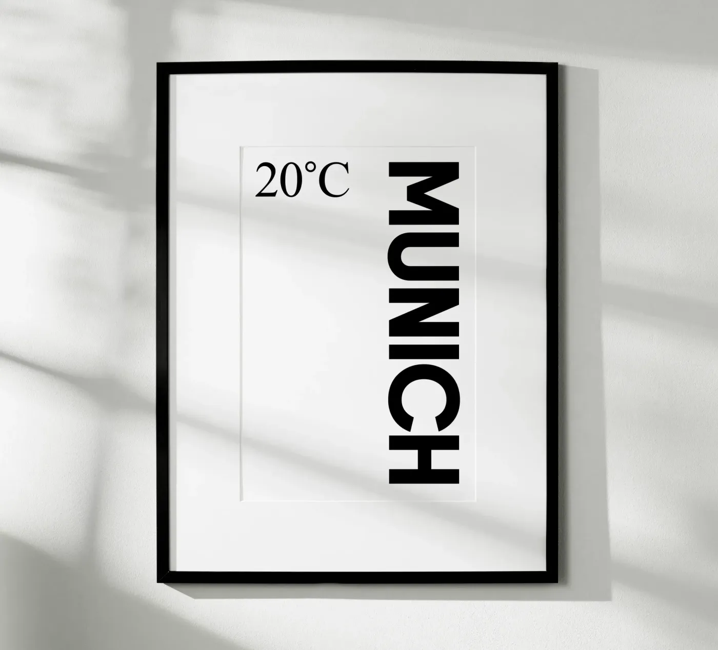 Munich poster by YV TYPOGRAPHY