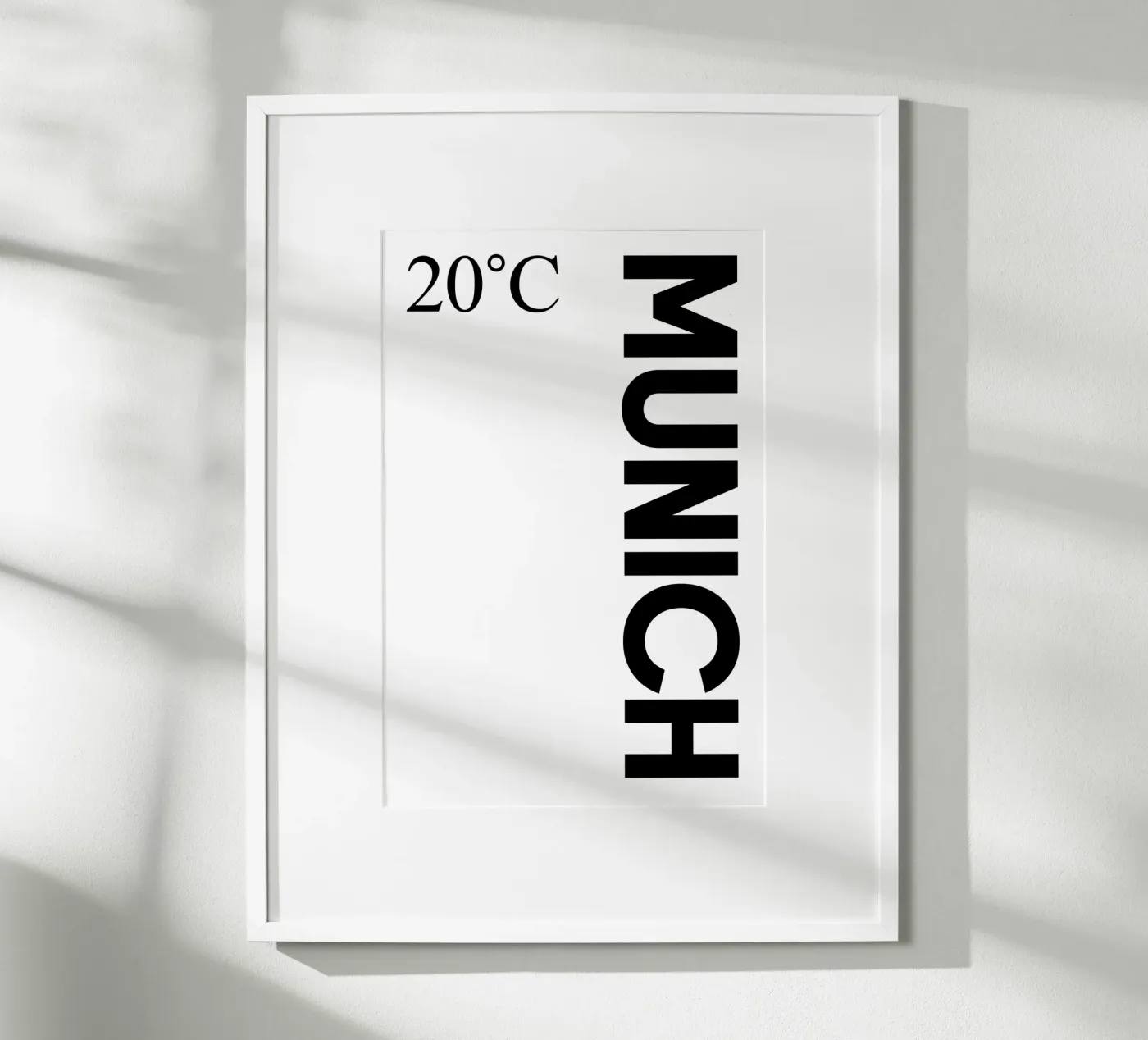 Munich poster by YV TYPOGRAPHY