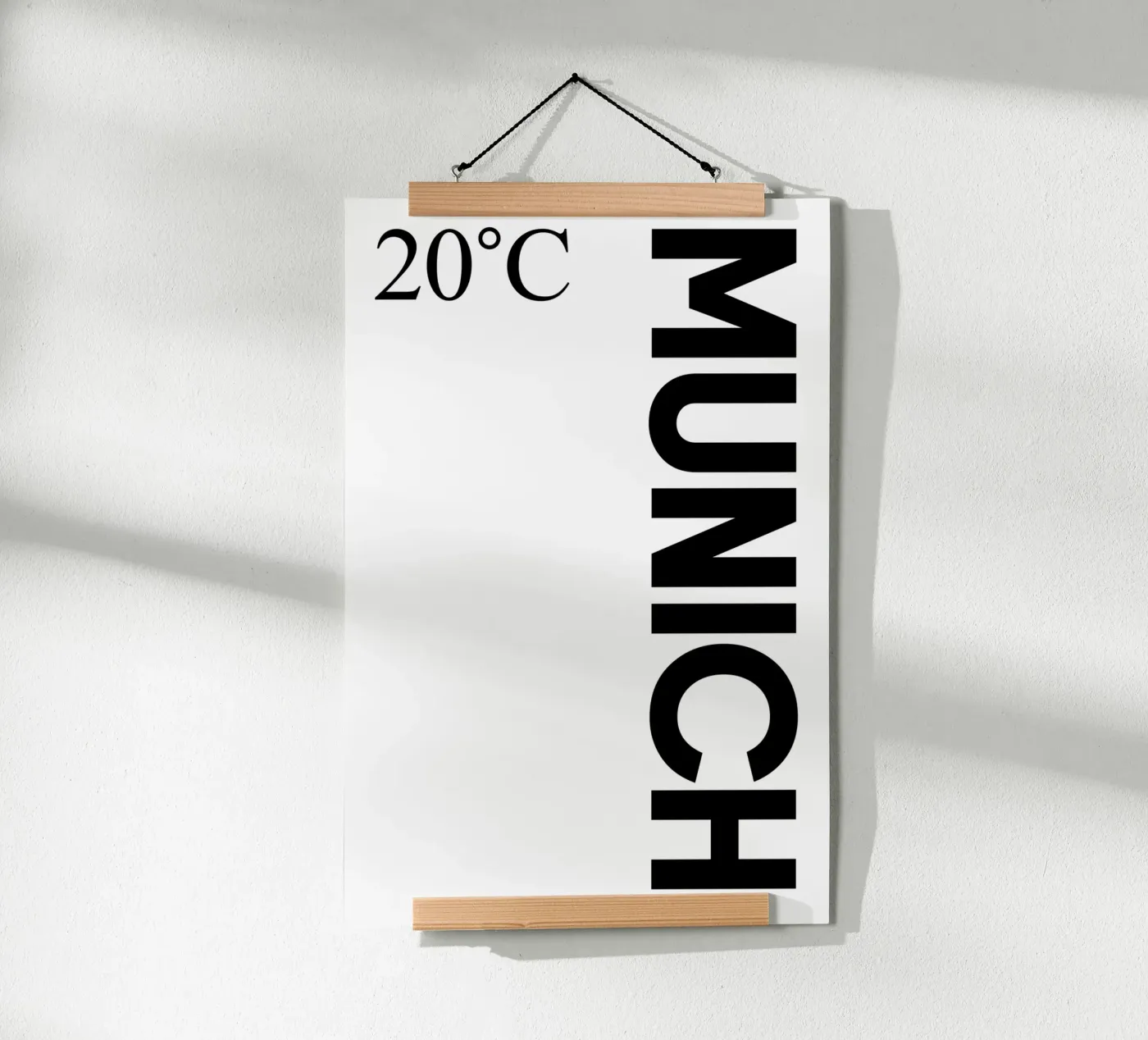 Munich poster by YV TYPOGRAPHY