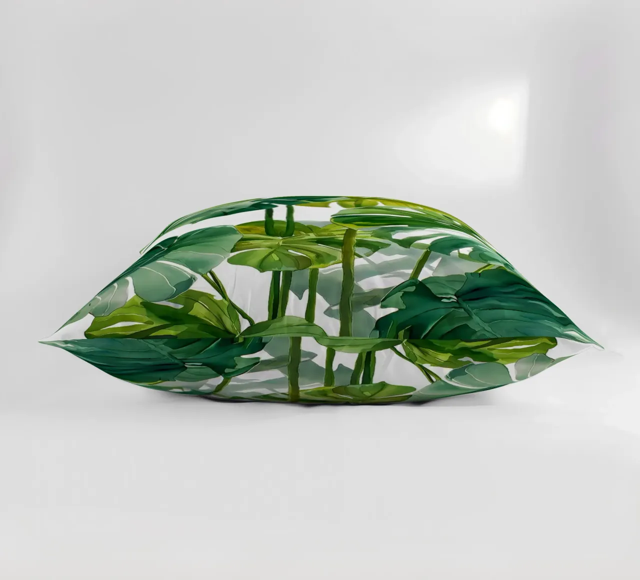 Monstera ad acquerello cuscino da Studio Verde