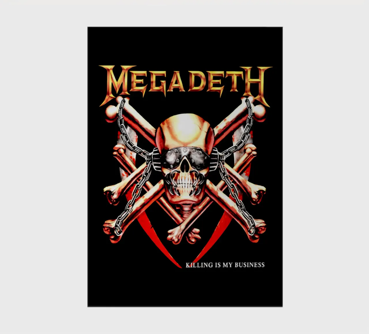 Megadeth Band Heavy Metal notebook by https://www.juniqe.com/uk/shop/Henndraws