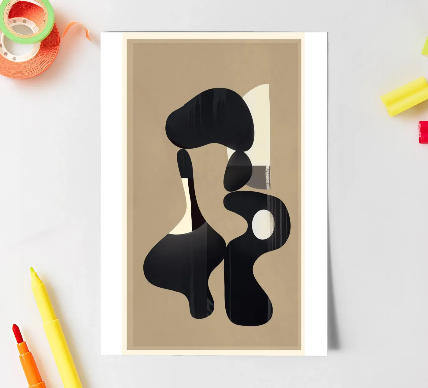 Shape Movement Geometry 2 sticker sheet by cityart