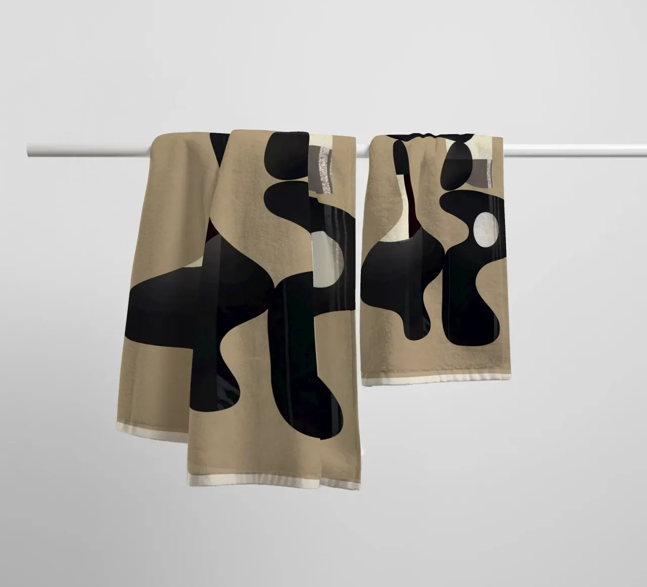 Shape Movement Geometry 2 asciugamano da bagno da cityart