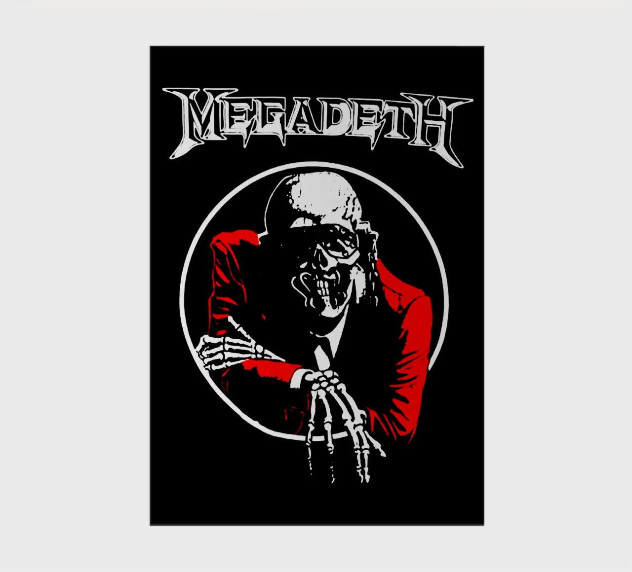 Megadeth Band Old notebook by https://www.juniqe.com/uk/shop/Henndraws