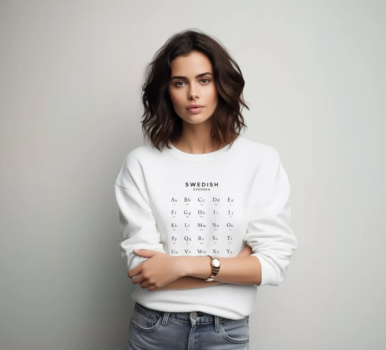 Swedish Alphabets felpa da Attaboy Dsgn