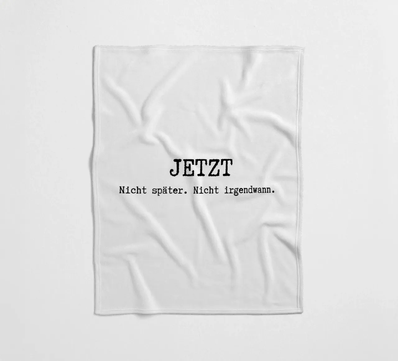 JETZT. Nicht später. Nicht irgendwann. coperta in pile da DigiWunderwerk