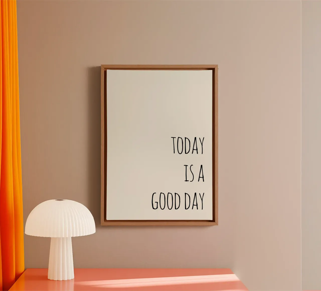 Today Is a Good Day canvas by Attaboy Dsgn