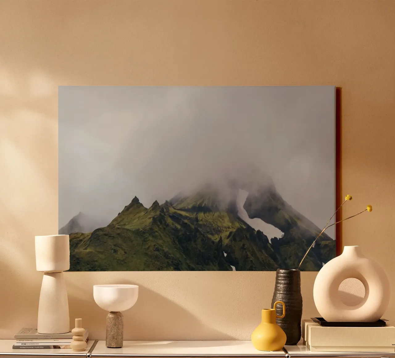 Cime sussurranti tela con Cornice a cassetta da PhotoVibe Decor