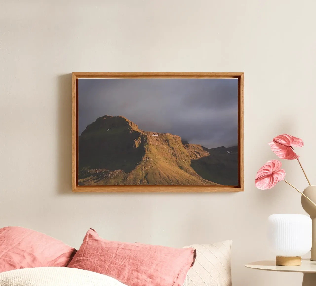Cime sussurranti tela con Cornice a cassetta da PhotoVibe Decor