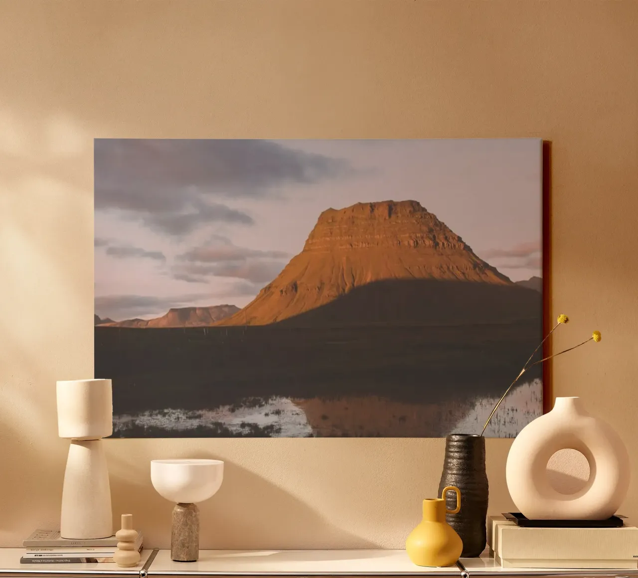 Cime sussurranti tela con Cornice a cassetta da PhotoVibe Decor