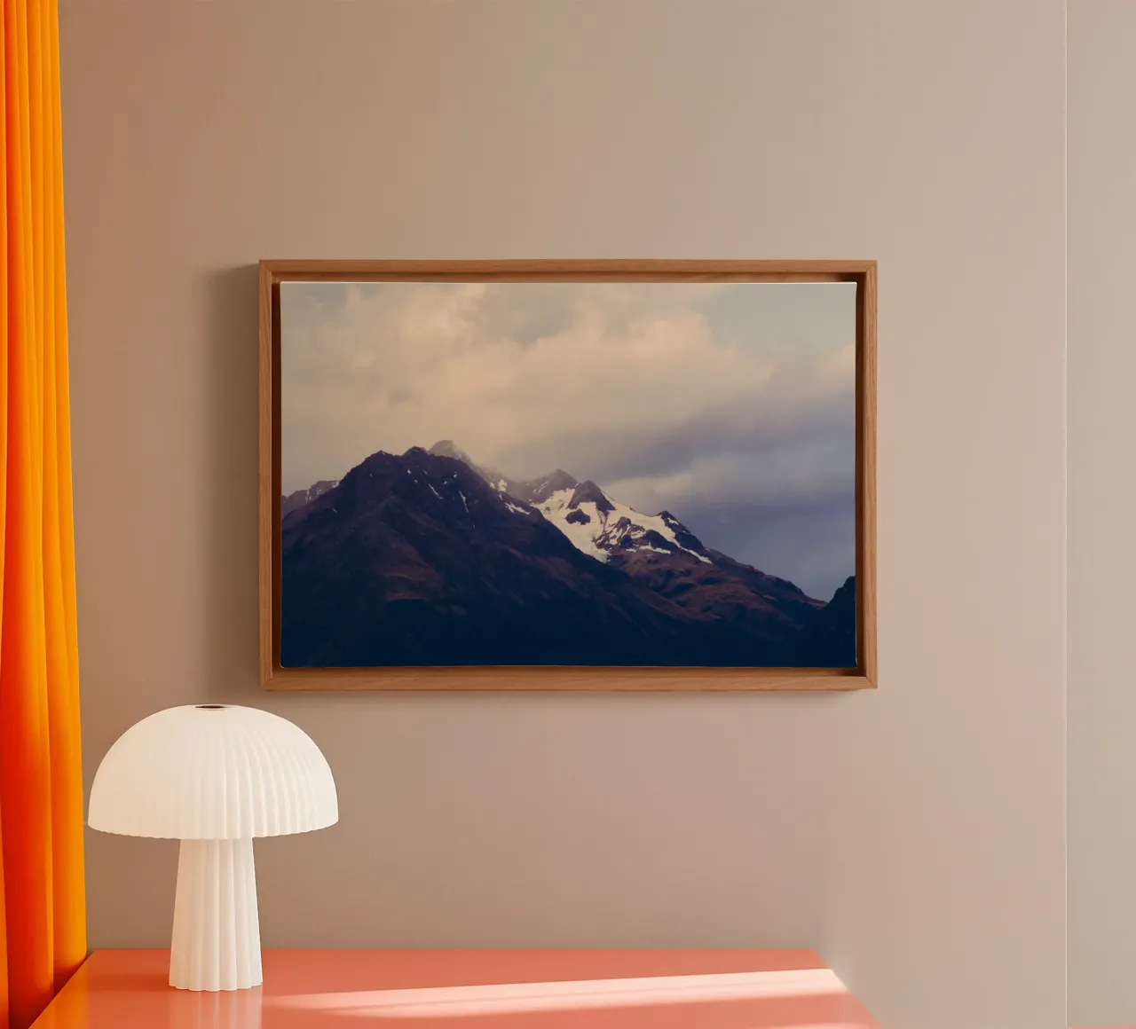 Cime sussurranti tela con Cornice a cassetta da PhotoVibe Decor