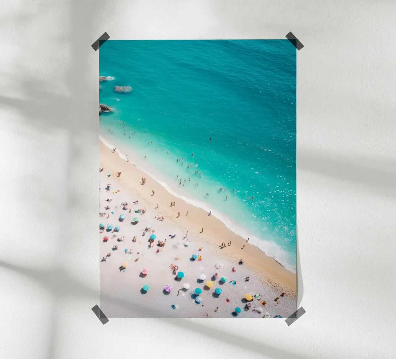Beach Aesthetic Photography – Aerial View hahnemühle by Nadjaa