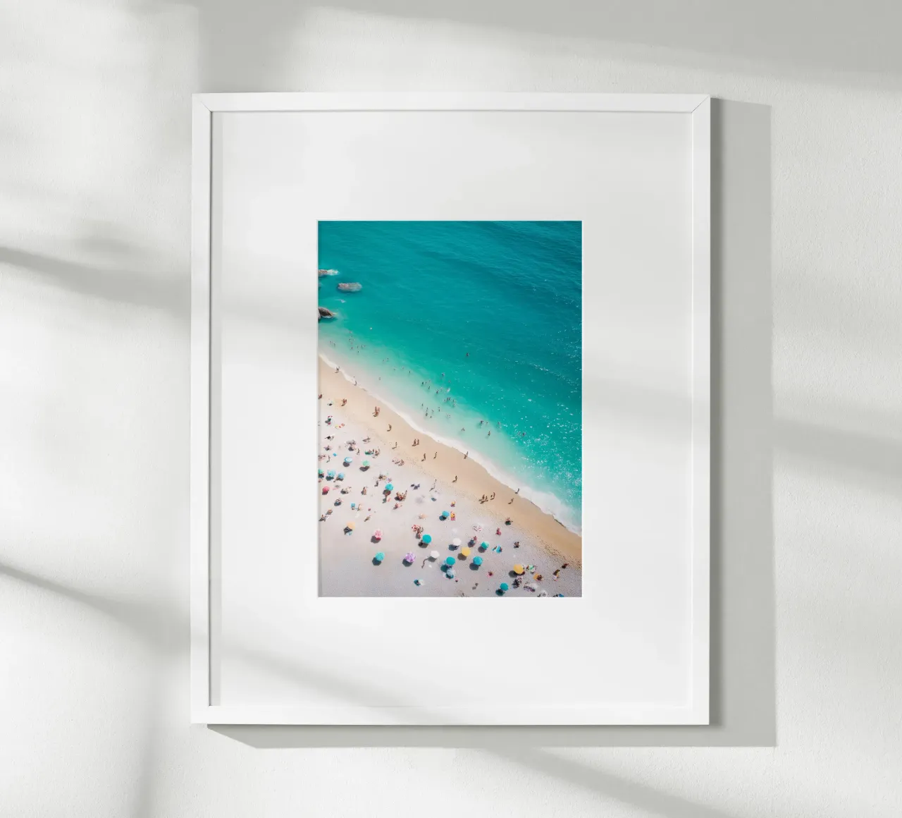 Beach Aesthetic Photography – Aerial View hahnemühle by Nadjaa