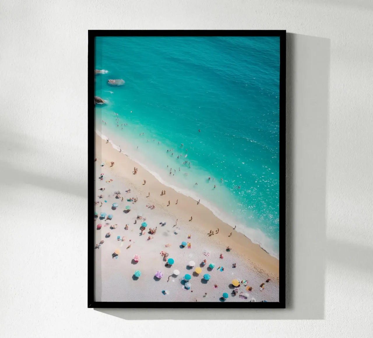 Beach Aesthetic Photography – Aerial View hahnemühle by Nadjaa
