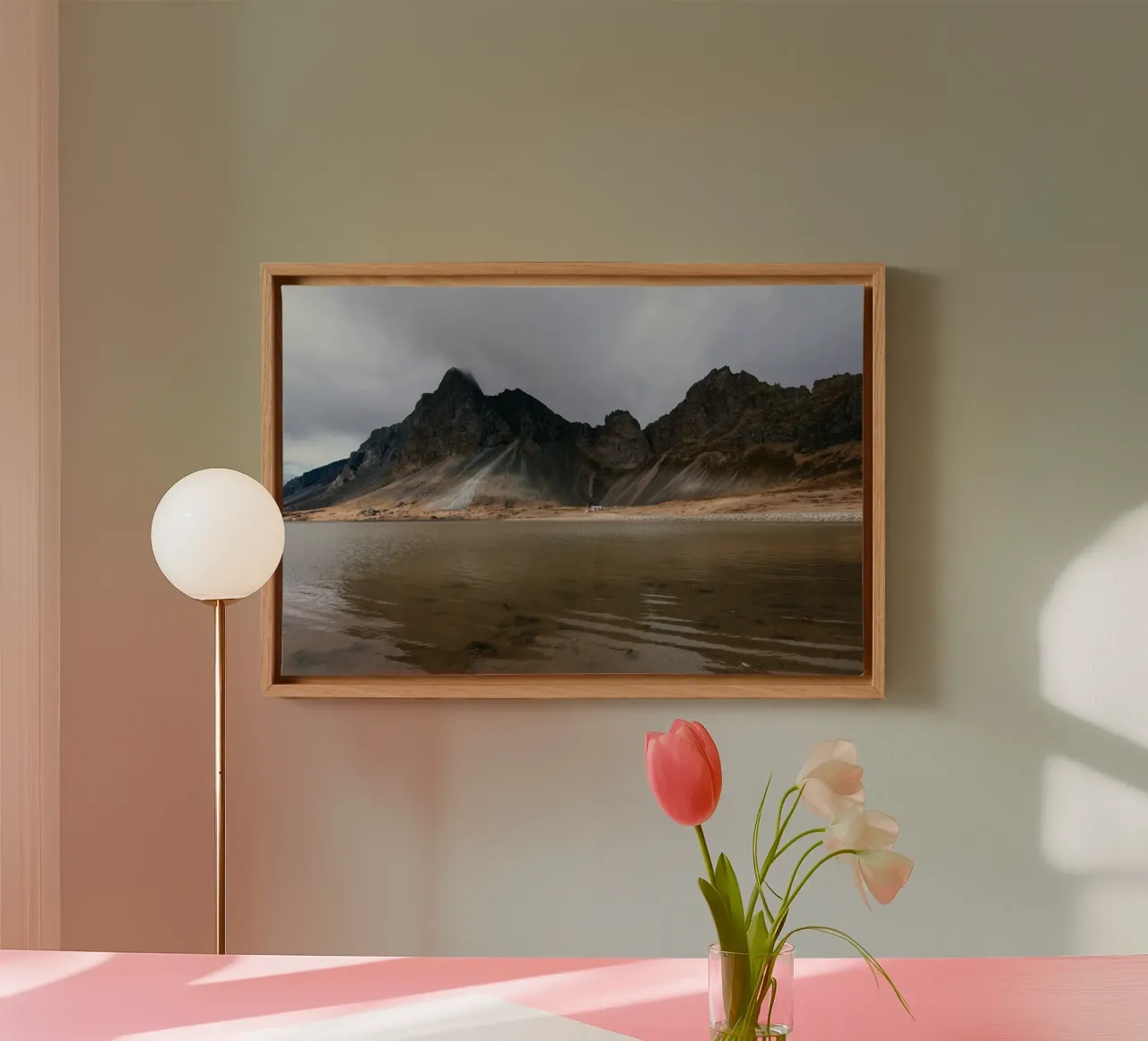 Cime sussurranti tela con Cornice a cassetta da PhotoVibe Decor