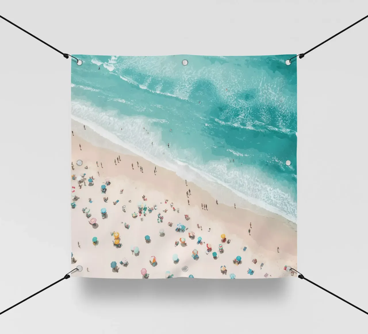 Pastel Beach Day telo in pvc da Nadjaa