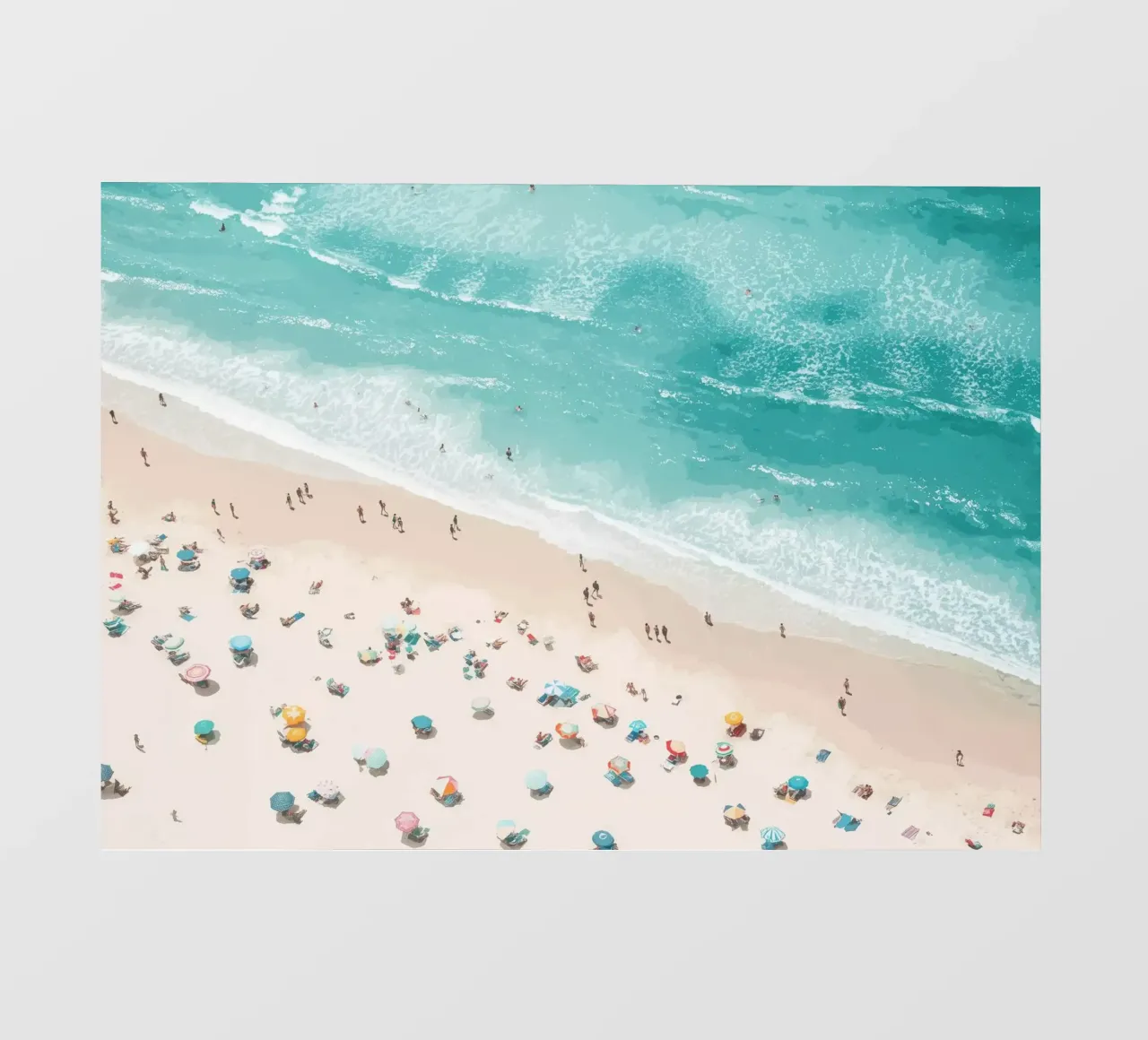 Pastel Beach Day telo in pvc da Nadjaa