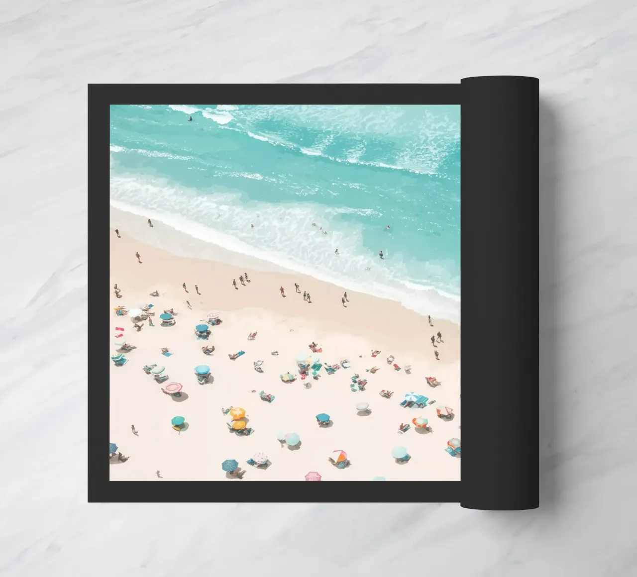 Pastel Beach Day deurmat van Nadjaa