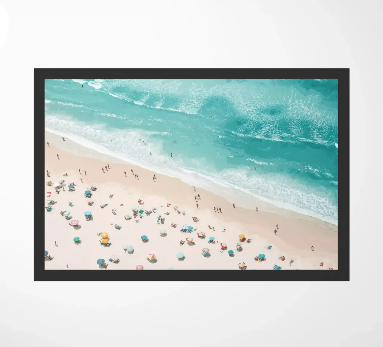 Pastel Beach Day deurmat van Nadjaa