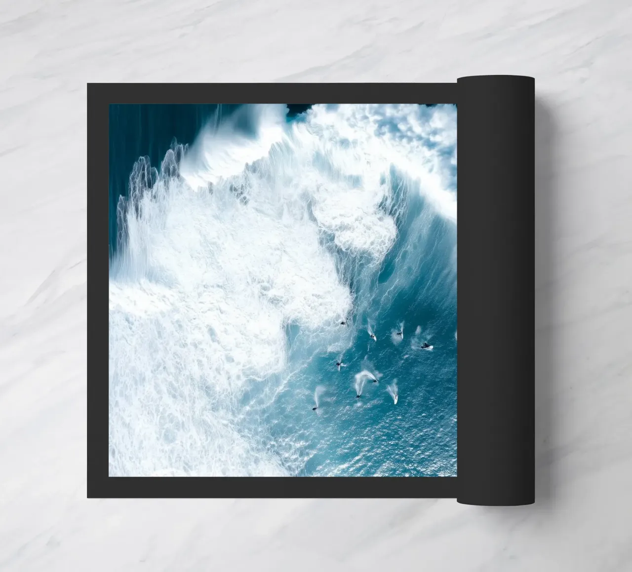 Surfers in Motion – Aerial Ocean Wave Photography zerbino da Nadjaa
