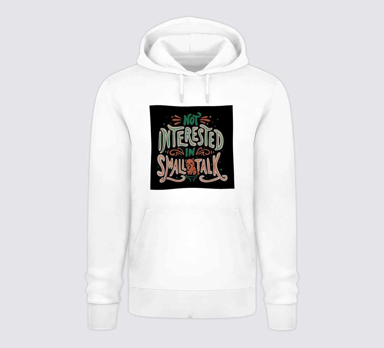 Not Interested In Small Talk felpa con cappuccio da Tobe Fonseca