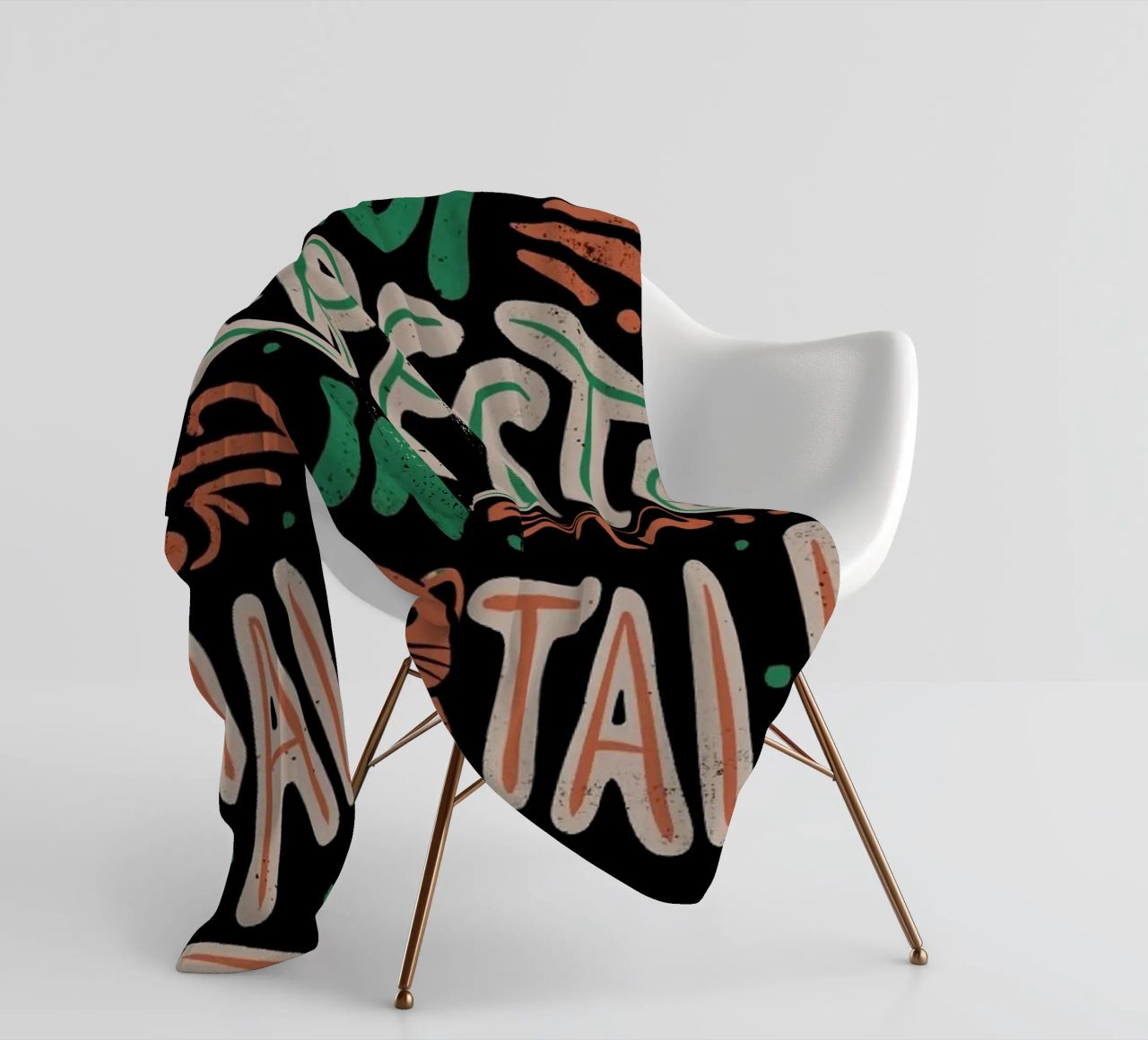 Not Interested In Small Talk coperta in pile da Tobe Fonseca