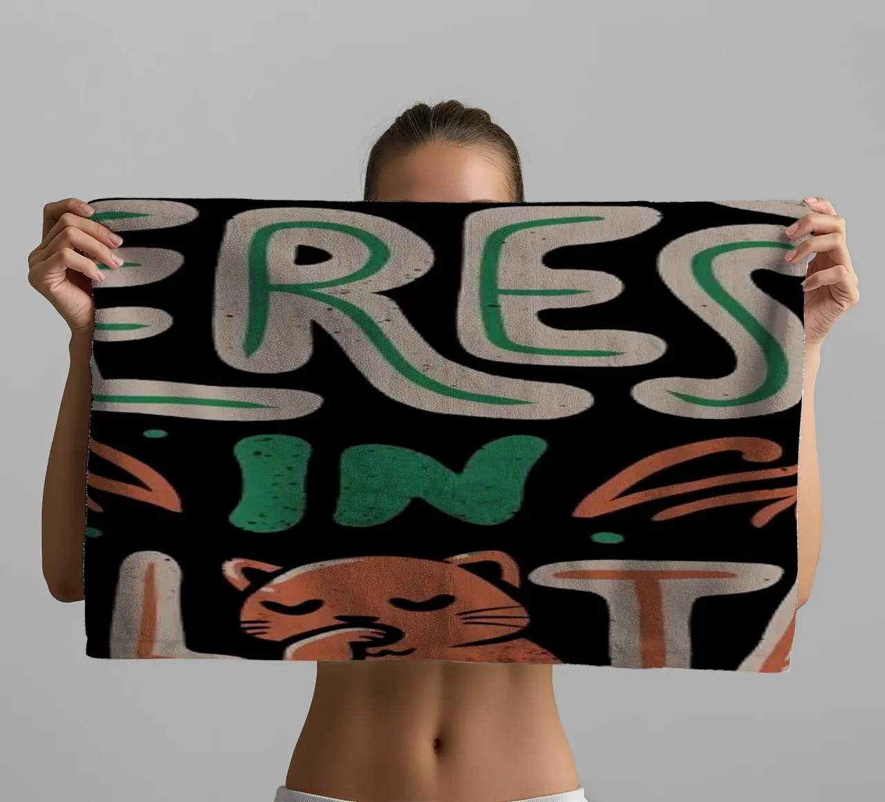 Not Interested In Small Talk asciugamano da bagno da Tobe Fonseca