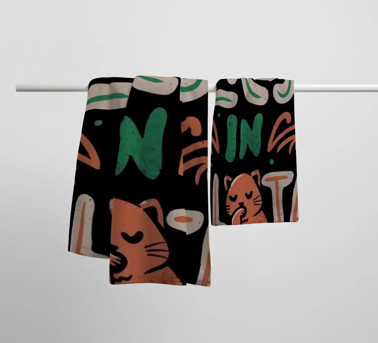 Not Interested In Small Talk asciugamano da bagno da Tobe Fonseca