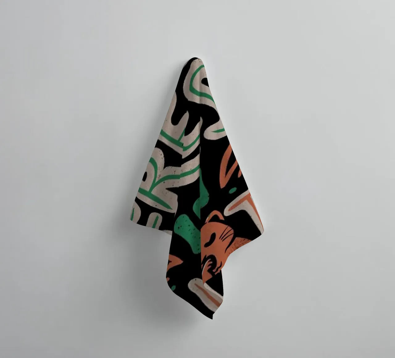 Not Interested In Small Talk asciugamano da bagno da Tobe Fonseca