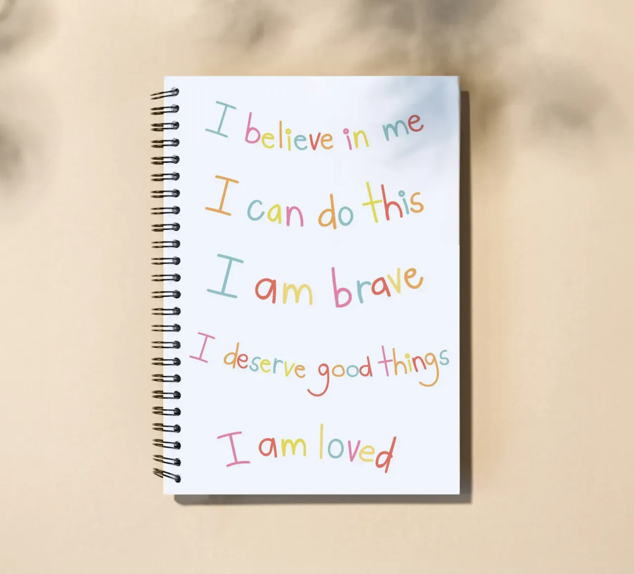 I am loved spiral notebook by AESTHETIC VIBES by Isabel