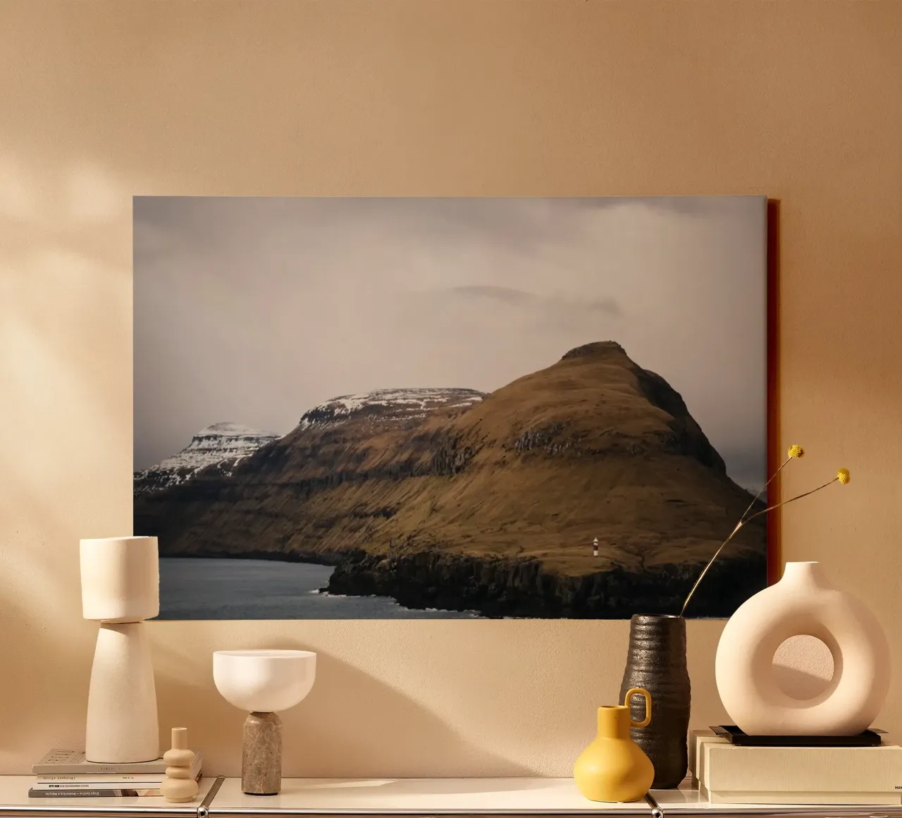 Cime sussurranti tela con Cornice a cassetta da PhotoVibe Decor