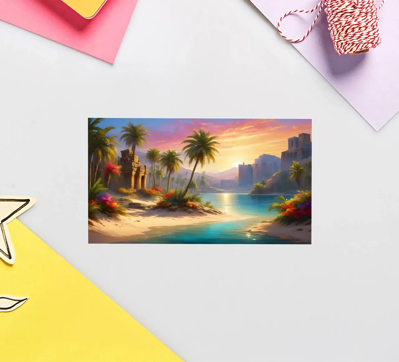 Oasis sticker by Wild Beauty