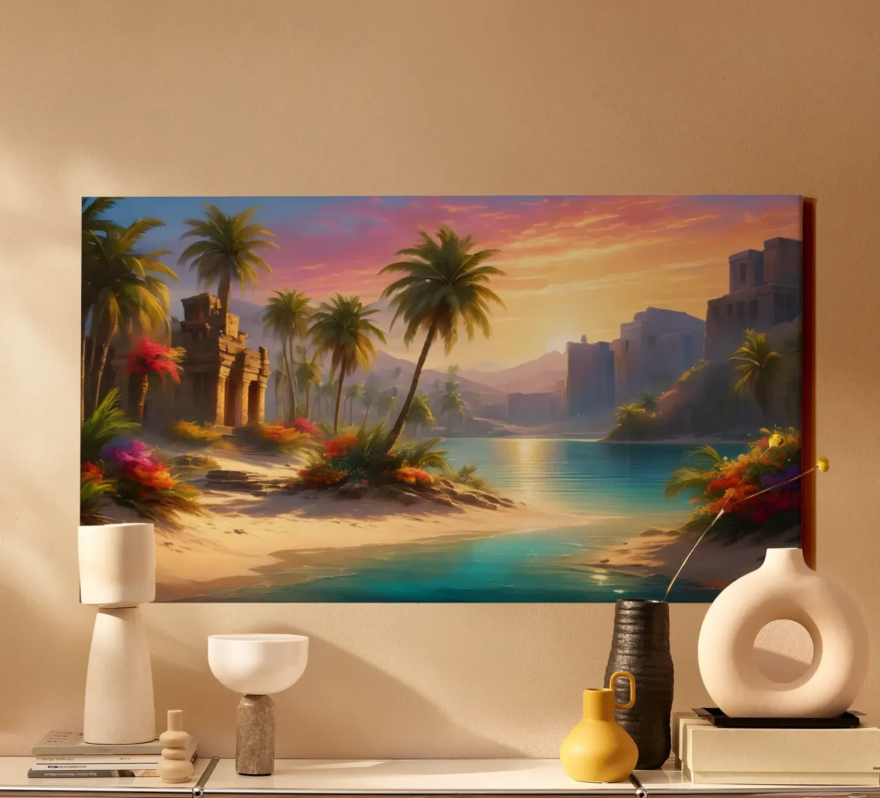 Oasis canvas by Wild Beauty