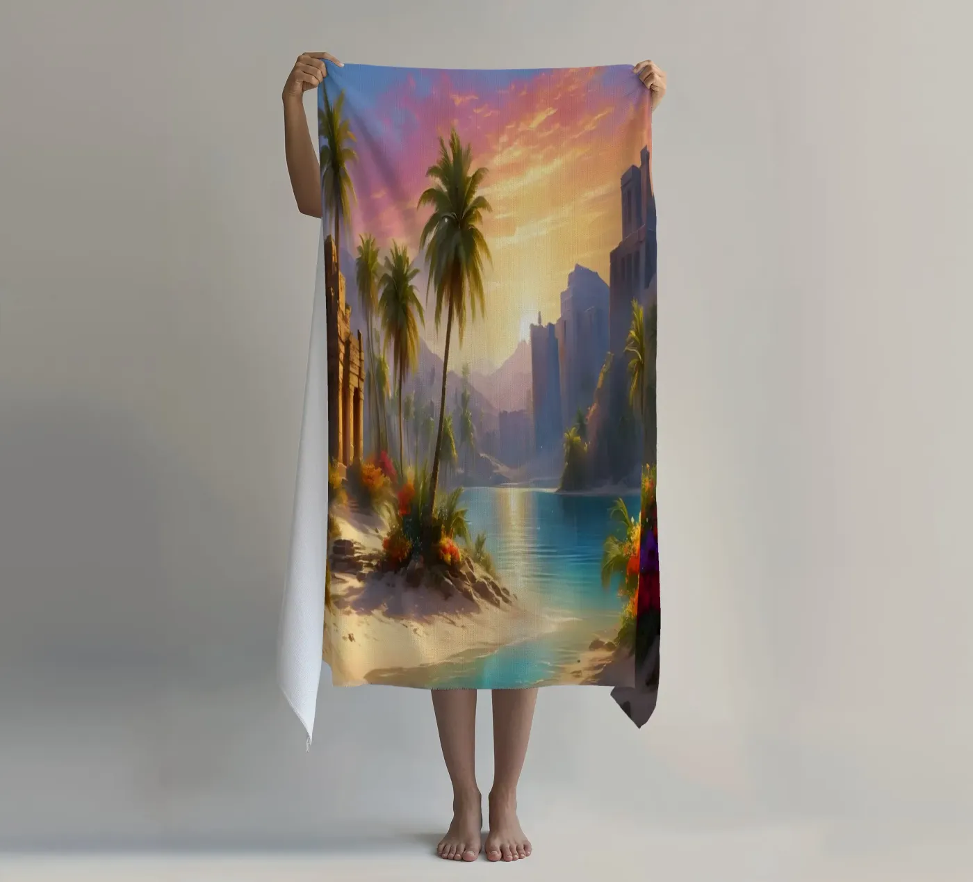 Oasis strandhanddoek van Wild Beauty