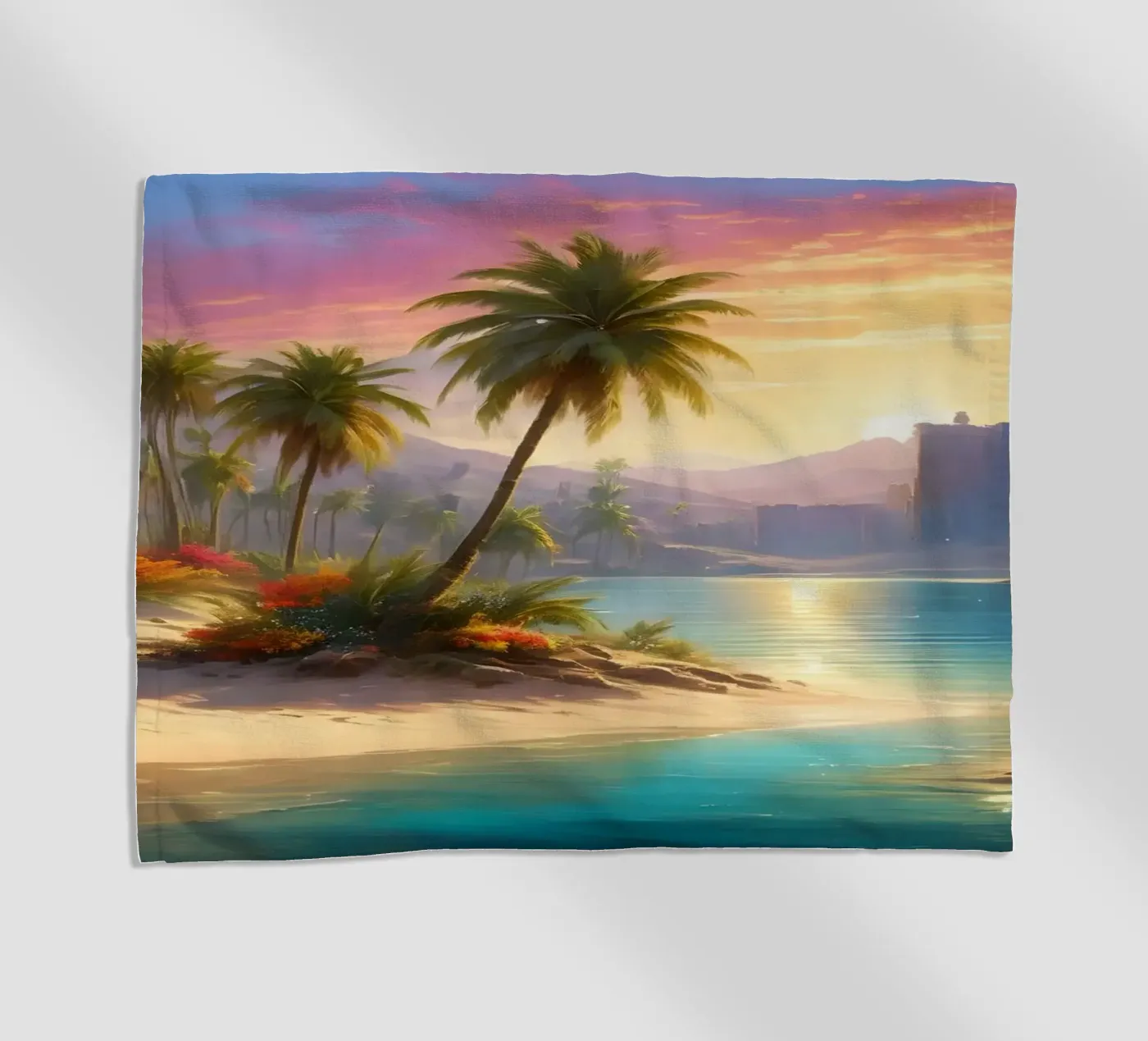 Oasis strandhanddoek van Wild Beauty